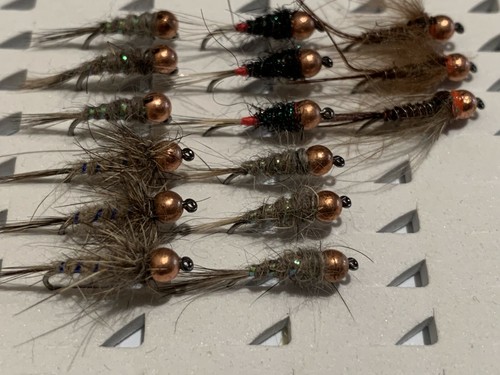 15 ninfas, sin muerte del #14 Pesca a mosca. FLY FISHING (118) - Imagen 3 de 11