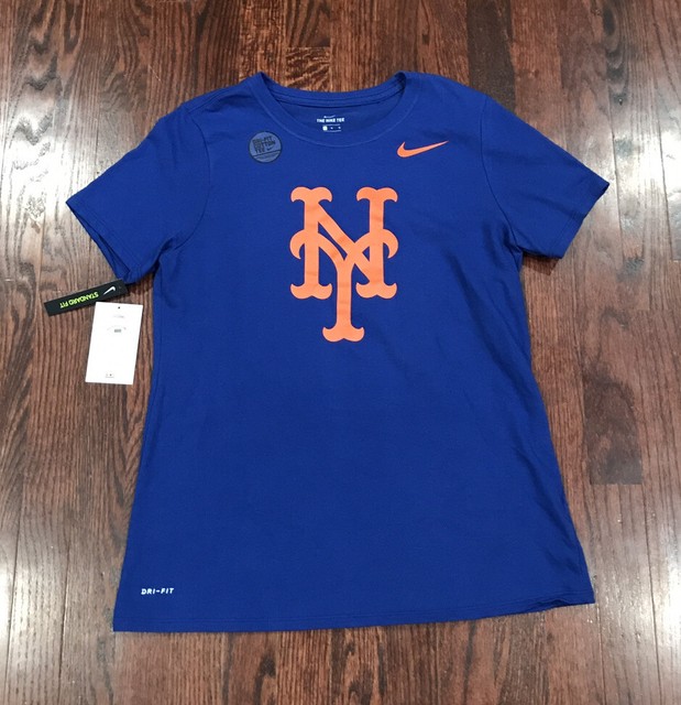 NWT30 Womens MLB New York Mets Nike Dri Fit Tee Shirt Large eBay