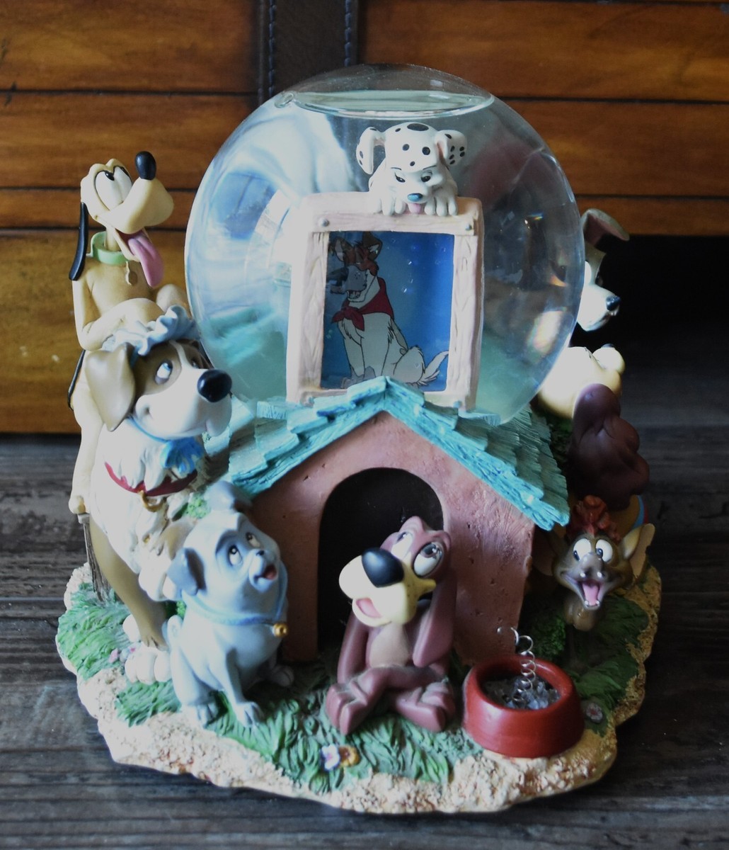 Disney Dogs Musical Snow Globe Tune “Where Has My Little Dog Gone 