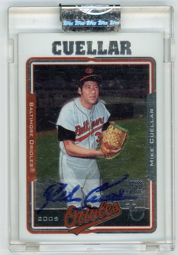 Mike Cuéllar Baltimore Orioles 2005 Topps edición exclusiva retirado automático - Imagen 1 de 1