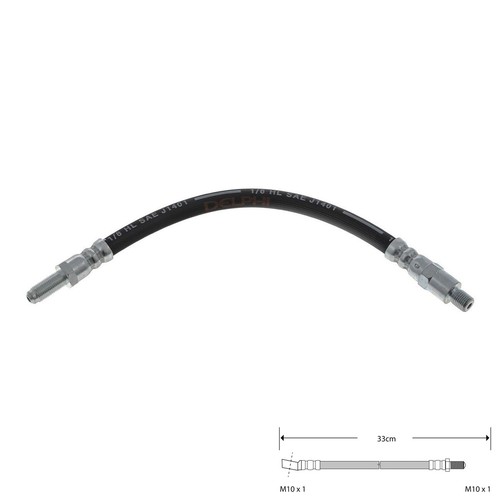 REAR BRAKE FLEXI HOSE BRAKE PIPE FITS JAGUAR XJ 9497 X300 XJ BFH3606A