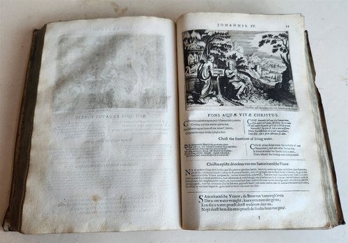 1659 FIGURES OF THE BIBLE in DUTCH antique ILLUSTRATED w/ 233 ENGRAVINGS vellum - Picture 13 of 24