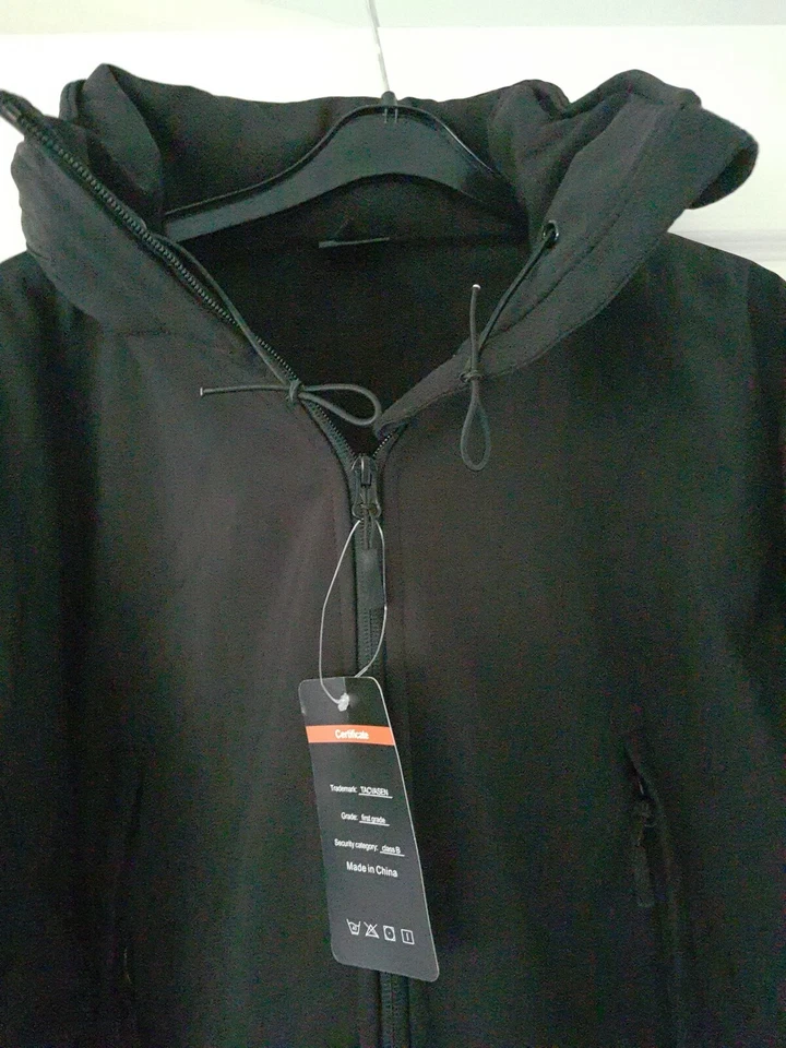 MENS JACKET TACVASEN BLACK OUTDOOR JACKET Grade 1 SIZE XL - Image 2 of 4