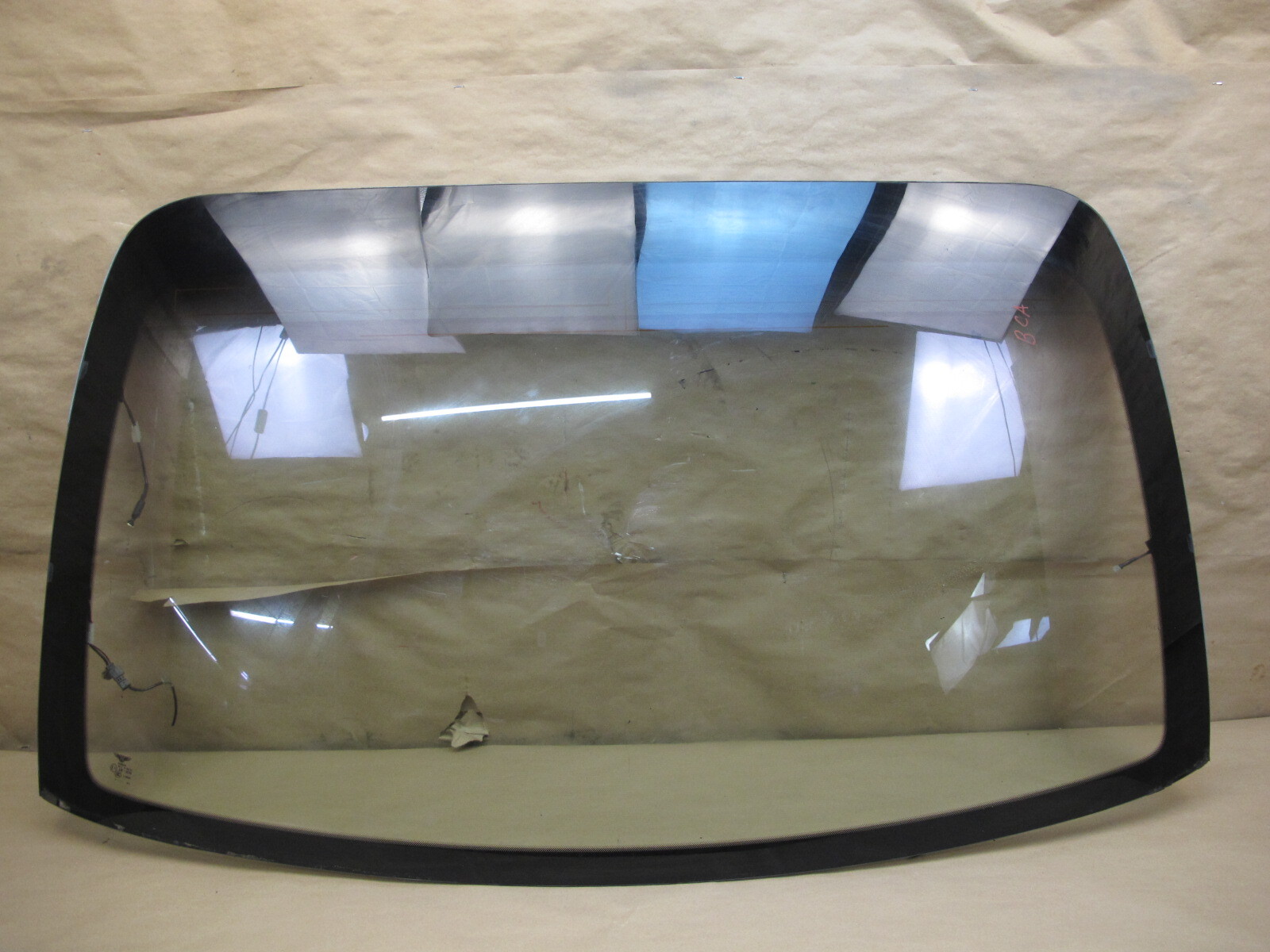 06-12 BENTLEY CONTINENTAL FLYING SPUR REAR HEATED WINDSHIELD GLASS WINDOW