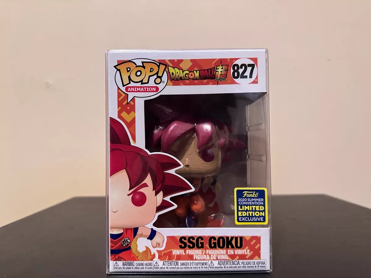 Funko Pop! Animation Dragon Ball Super SSG Goku Summer Convention Exclusive  Figure #827 - US