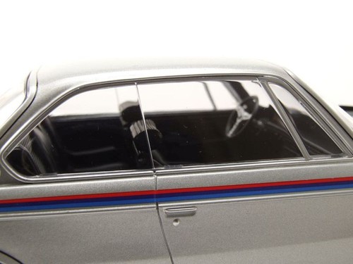 BMW 3,0 CSL 1973 Plata Coche De Modelo 1:18 Minichamps - Imagen 5 de 9