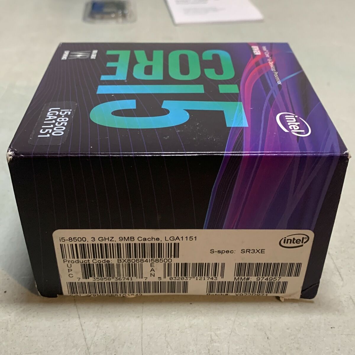 Intel Core i5-8500 LGA1151 8th Generation 3 GHz Desktop Intel Core i5-8500 LGA1151 8th Generation 3 GHz Desktop