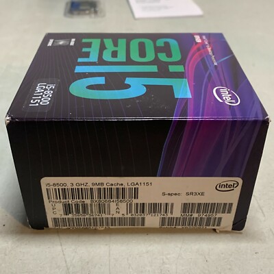 Intel Core i5-8500 LGA1151 8th Generation 3 GHz Desktop Intel Core i5-8500 LGA1151 8th Generation 3 GHz Desktop