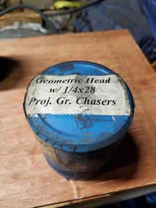 Geometric Die Head with 1/4 - 28 Chasers 