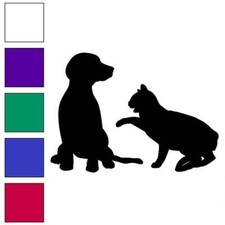 Puppy Kitten, Vinyl Decal Sticker, Multiple Colors Sizes 6919