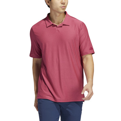 pink adidas golf polo