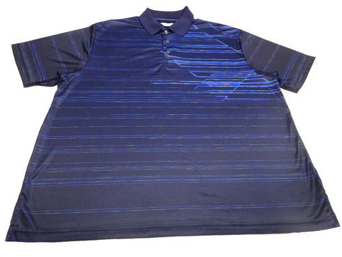 Ben Hogan Performance Mens Short Sleeve Golf Polo Shirt 2XL Dark Blue
