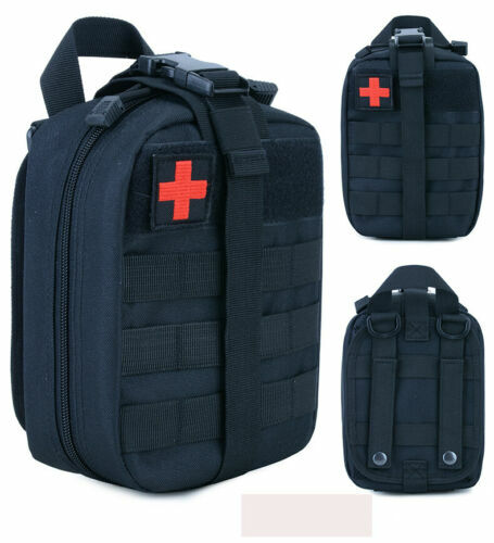 Tactical First Aid Pouch Molle EMT Pouches Rip-Away Military IFAK Medical Bag - Picture 12 of 20