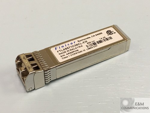 LOT OF 4 FTLX8571D3BCL-EM FINISAR EMULEX 10GE 850NM MMF SR OPT SFP+ TRANSCEIVER - 第 1/3 張圖片