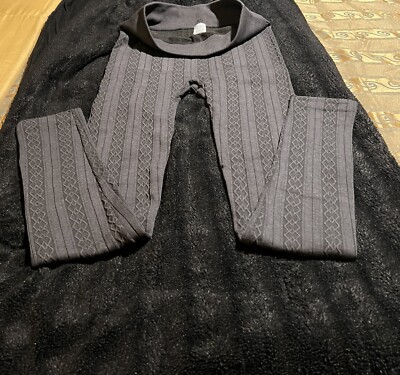 Time & Tru Grey thick leggings size XL (16-18 (runs small)