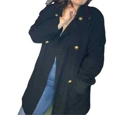 Laurel Reine Schurwolle 100% Wool Coat Black 38