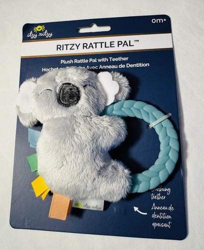 Itzy Ritzy Plush Rattle Pal with Teether Koala Bear - Picture 3 of 5