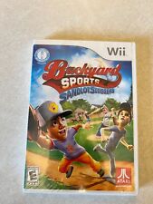 Wii Backyard Sports: Sandlot Sluggers BRAND NEW Package still has plastic wrap