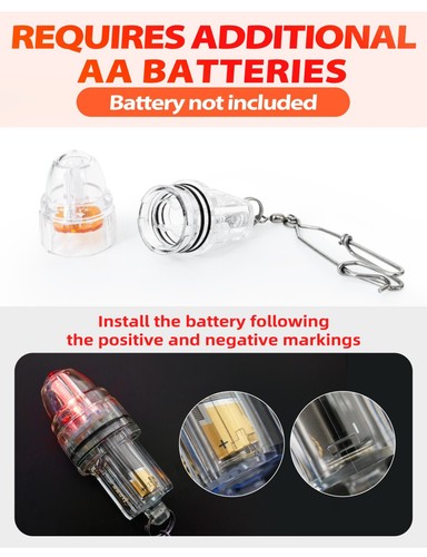 BLUEWING Upgraded 3pcs Fishing Deep Drop Light 2000 ft Underwater US Seller - Picture 24 of 35