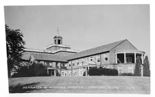 Postcard RPPC Henrietta D Goodall Hospital Sanford Maine ME Medical View Reprint