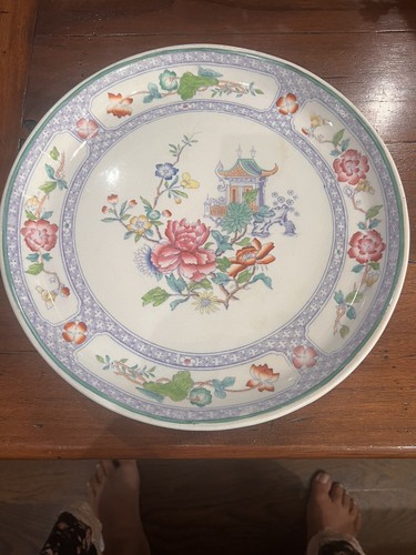 Vintage Orientalisches Drachen Obst Tablett