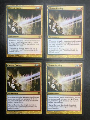 MTG: 4x Cloven Casting - Multi Rare - Alara Reborn - ARB - Magic Karte NM/EX