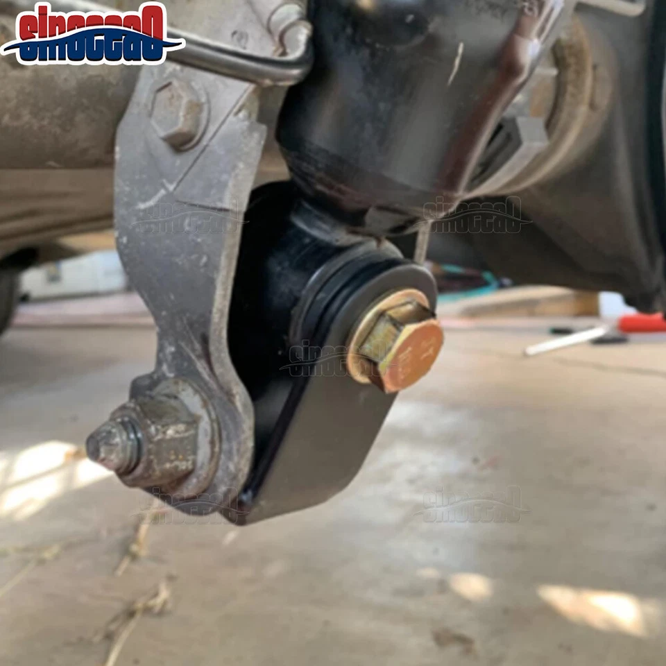 Bloques de elevación de soporte de extensión de amortiguador trasero de 2" a 3" para Chevy Silverado GMC 1500 Foto 4 de 4