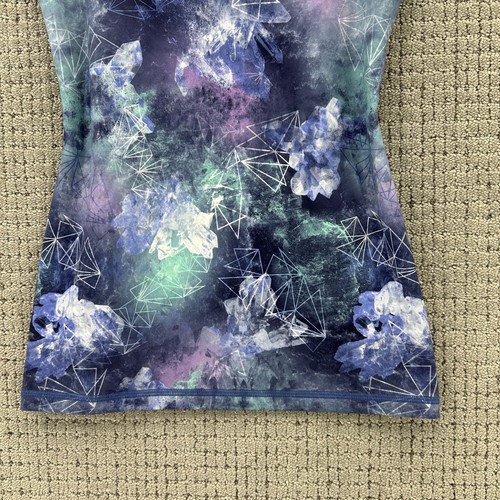 Ivivva By Lululemon Tank Top Girls Size 14 Multicolor Built In Bra Tie Dye - Picture 5 of 10