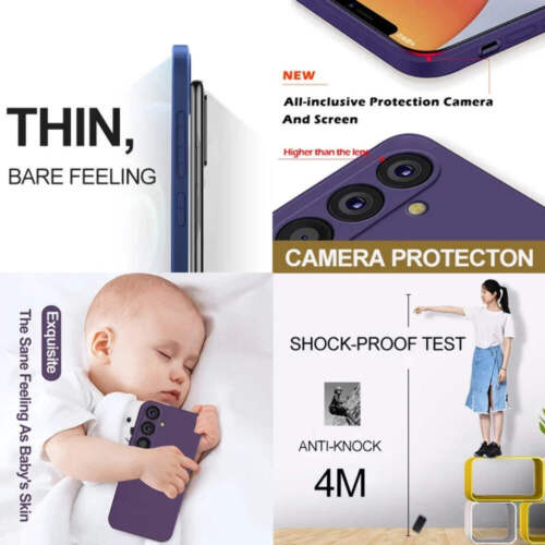 For Samsung A55 A54 5G Case Liquid Silicone Phone Cases For Samsung Galaxy A55 A - Picture 6 of 89