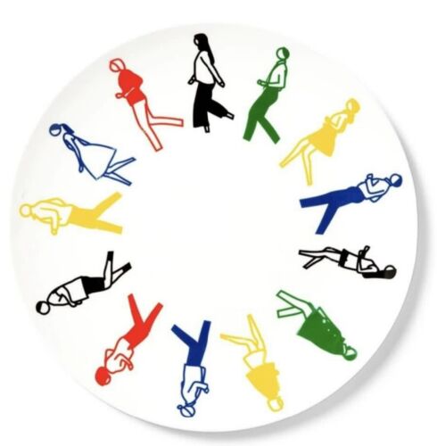 Julian Opie Running Artist Plate Project Limited Edition - Picture 2 of 5