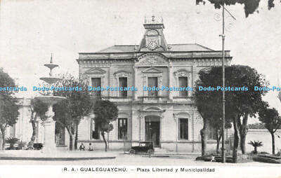 R393610 R A Gualeguaychu Plaza Libertad y Municipalidad A Mauri Republica Argent