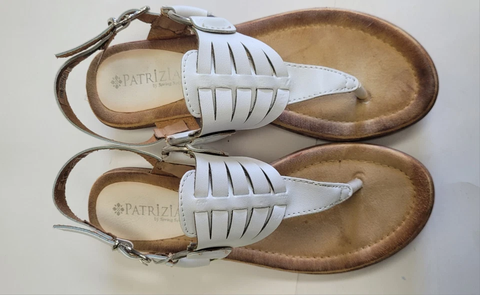 Patrizia by spring step White Sandles Size 36 Or 5.5 - Image 2 of 4