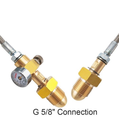 Refill Station Transfer Adaptor Hose For BS 341 No. 3 Argon Cylinder-Bottle New - Picture 8 of 12