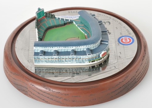 Hawthorne Ballpark Sammlung Wrigley Field 78466 signiert Ernie Banks mit Box Echtheitszertifikat - Bild 7 von 9