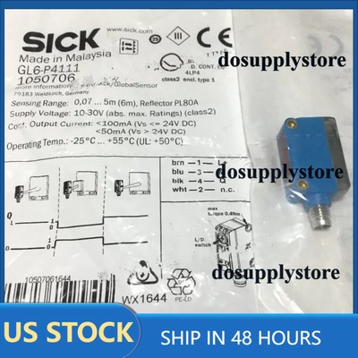 New Sick GL6P4111 GL6-P4111 1050706 Photoelectric Sensor Free Shipping