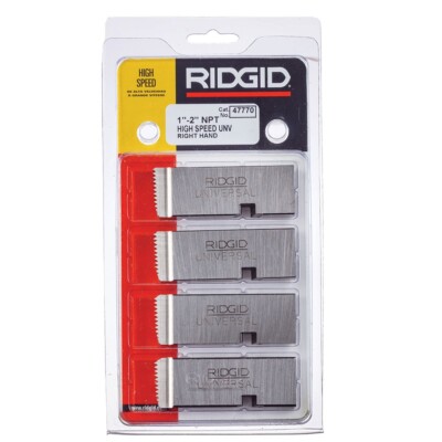 Ridgid 26192 2-1/2'' - 4'' NPT High Speed Pipe Dies for 1224 Threading Machine