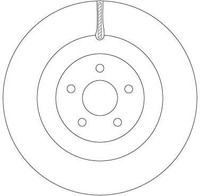 2 X Bremsscheibe TRW DF6871 FüR Ford Focus III