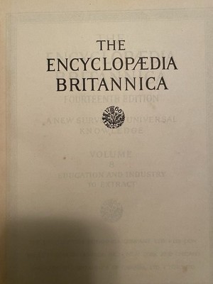Encyclopaedia Britannica 14th Ed COMPLETE SET (1937)