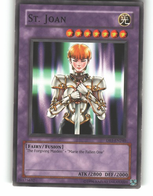 #ad St. Joan DB1 EN240 Common Short Print Dark Beginning 1 Yu Gi Oh MP $1.99