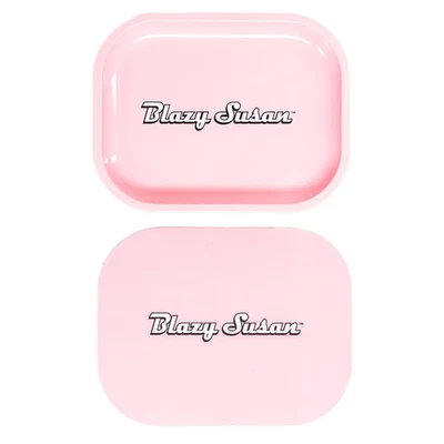 Blazy Susan Single Metal Tray with Lid | 8 Design, Small Size | Durable