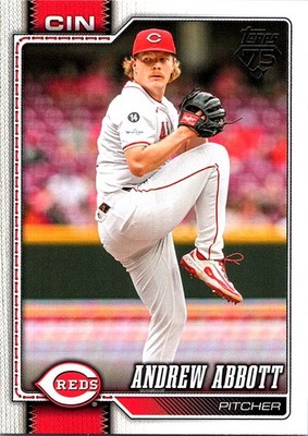 Andrew Abbott 2026 Topps #218 Cincinnati Reds