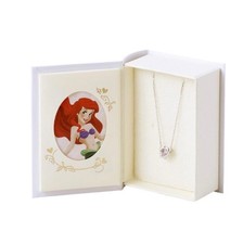 Disney Princess Ariel Necklace Pearl Seashell Drop Pendant New