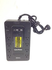 CyberPower 650VA 8-Outlet Uninterruptible Power Supply ,No Battery, WORKING