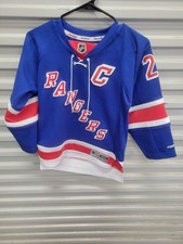 Ryan McDonagh Captain Jersey New York Rangers Hockey Reebok Boys Blue Size S/M