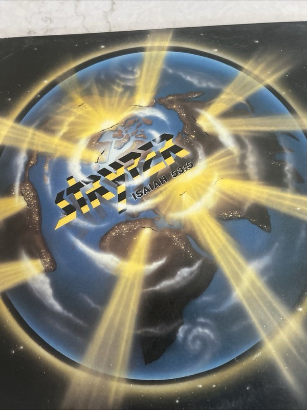 Stryper, "The Yellow And Black Attack" 12" Vinyl LP. 1986 Pressing. RO 1 2360