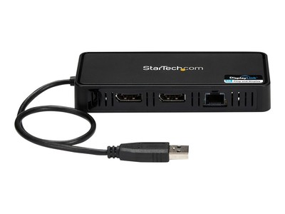 StarTechcom USB 3.0 Mini Dock Dual Monitor USB-A Dockingstation mit USBA2DPGB