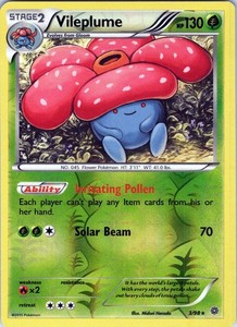 Vileplume 3/98 Rare - Pokemon TCG XY: Ancient Origins - Reverse Holo (NM)