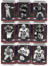 ROGER STAUBACH NORM VAN BROCKLIN 9 CARD LOT 2008 TOPPS CHROME HONOR ROLL SET