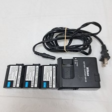 Nikon MH-25 Charger for EN-EL15 EL15a EL15b With 3 EN-EL15 Batteries