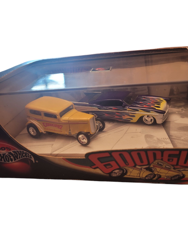 100% Hot Wheels Good Guys 57 Chevy & 32 Ford Sedan Set Hot Rod Limited 2003 NEW - Picture 11 of 14